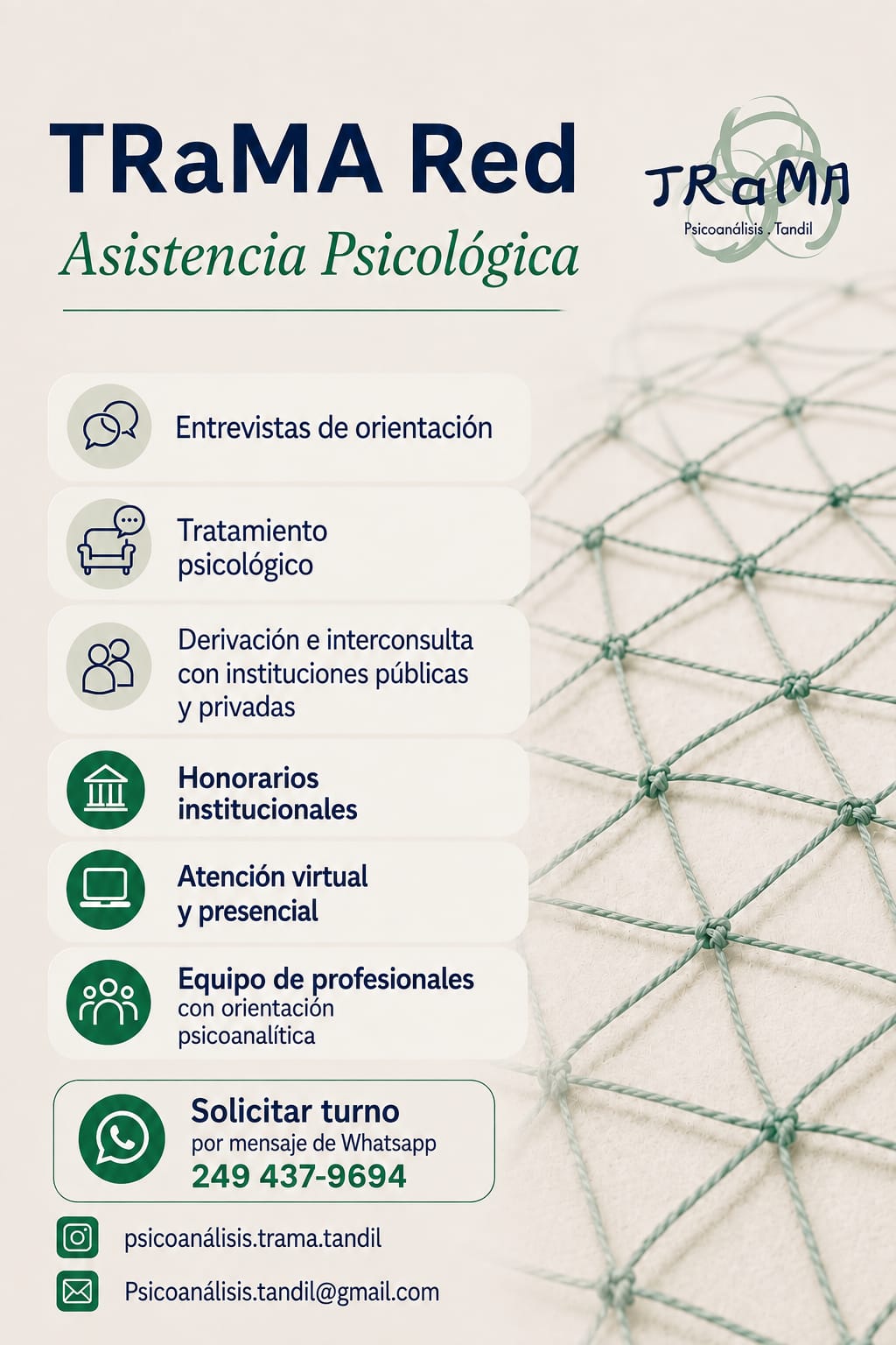 Asistencia psicológica - Contactar por WhatsApp