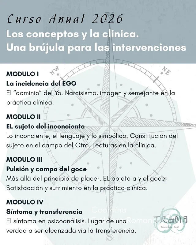Curso Los conceptos y la clínica - Programa